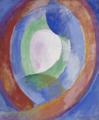 Okrągłe kształty, księżyc nr. 1 autorstwa Robert Delaunay