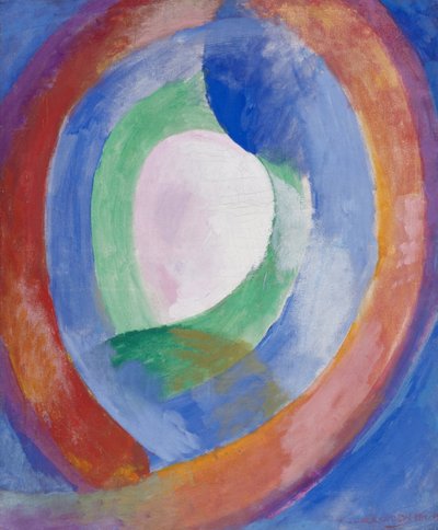 Okrągłe kształty, księżyc nr. 1 autorstwa Robert Delaunay