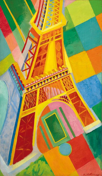 Wieża Eiffla, 1926. autorstwa Robert Delaunay
