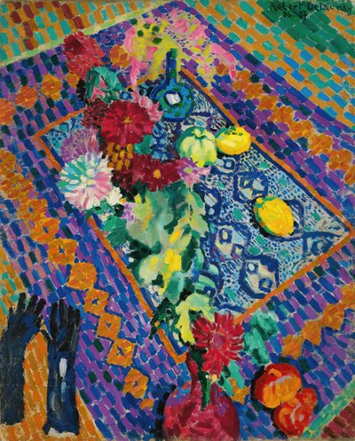 Martwa natura w rękawiczkach, 1906-1907. autorstwa Robert Delaunay