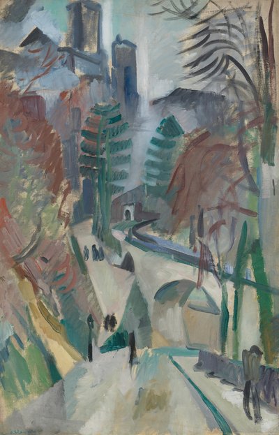 Krajobraz Laon, 1912. autorstwa Robert Delaunay