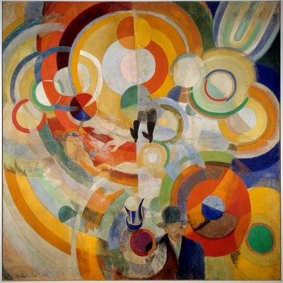 Dom dla świń (lub dom elektryczny) autorstwa Robert Delaunay