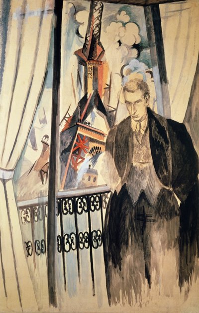 Portret Filipa Soupaulta (Chaville autorstwa Robert Delaunay