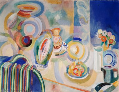 Portugalska martwa natura autorstwa Robert Delaunay