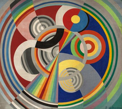 Rytm nr 1, dekoracja Salonu des Tuileries, 1938. autorstwa Robert Delaunay