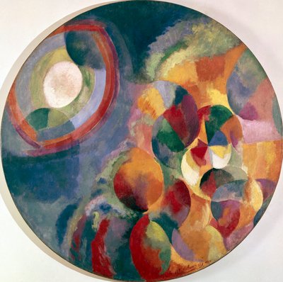 Jednoczesne kontrasty: słońce i księżyc autorstwa Robert Delaunay