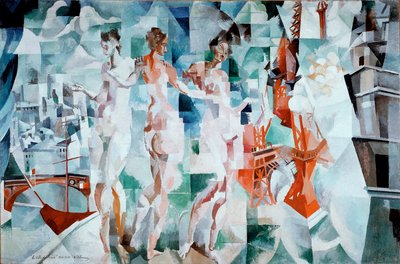 Miasto Paryż Malarstwo Roberta Delaunaya (1885-1941) autorstwa Robert Delaunay