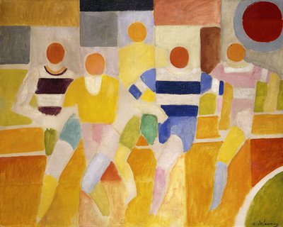 Biegacze autorstwa Robert Delaunay