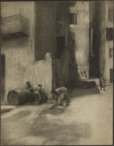 Róg ulicy w Menton autorstwa Robert Demachy