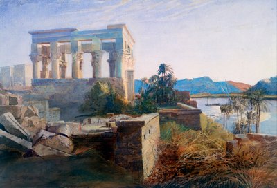 Philae, Egipt, XIX w. autorstwa Robert Dighton