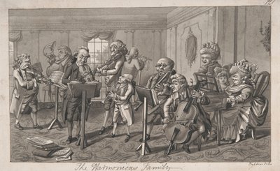 Harmonijna Rodzina autorstwa Robert Dighton