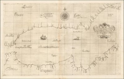 Mapa zachodniej części Morza Śródziemnego i Gibraltaru z 1646 r. autorstwa Roberta Dudleya autorstwa Robert Dudley