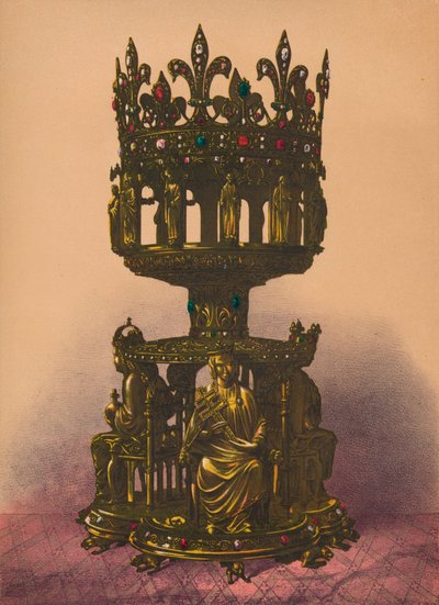 Kapliczka srebrna pozłacana, 1893 r. autorstwa Robert Dudley