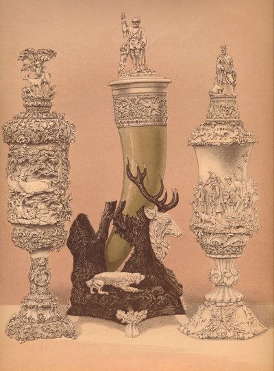 Rzeźby z kości słoniowej, 1893. autorstwa Robert Dudley