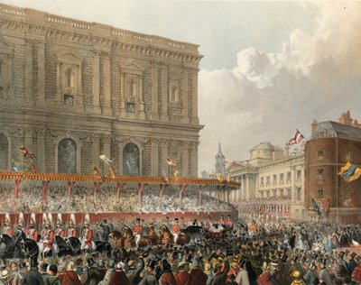 Katedra św. Pawła, 7 marca 1863 r. (rycina) autorstwa Robert Dudley