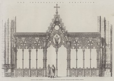 Międzynarodowa wystawa (grawerunek) autorstwa Robert Dudley