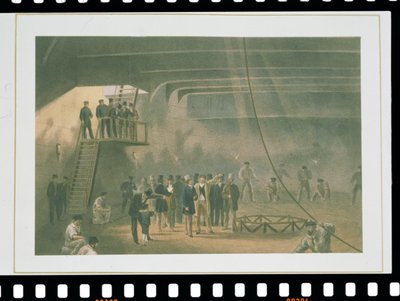 Wizyta księcia Walii na SS Great Eastern w Sheerness, 24 maja autorstwa Robert Dudley