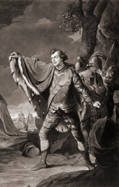 Angielski aktor Samuel Reddish. Portret. (wydrukować) autorstwa Robert Edge (after) Pine