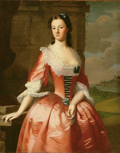Portret pani John Vinal (1724-57) 1748 autorstwa Robert Feke