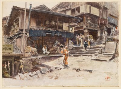 Ulica w Ikao, Japonia, I autorstwa Robert Frederick Blum