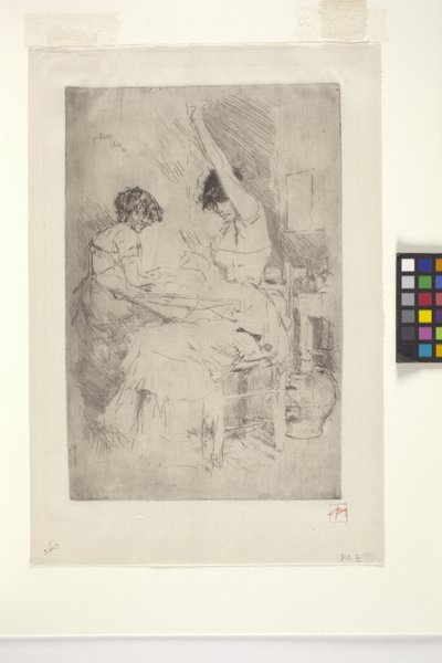 Koraliki, Wenecja (akwaforta) autorstwa Robert Frederick Blum