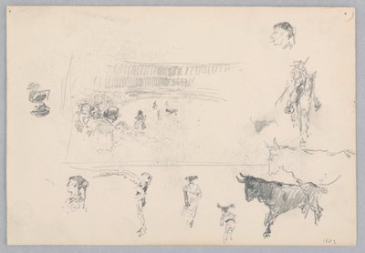 Walka byków, Hiszpania autorstwa Robert Frederick Blum