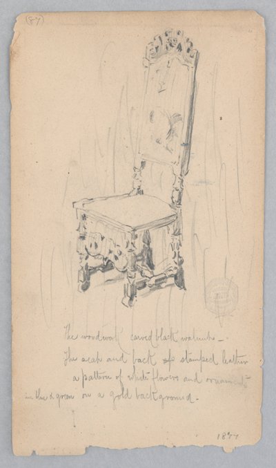 Krzesło autorstwa Robert Frederick Blum