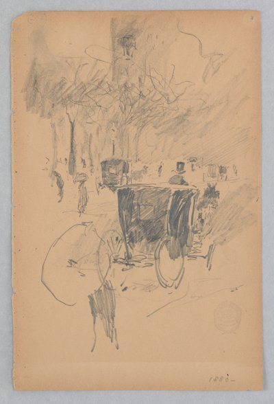 Koń i bryczka autorstwa Robert Frederick Blum
