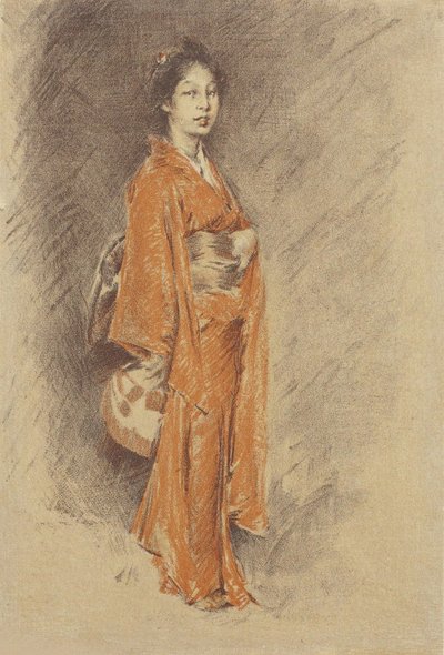 Japonka w Kimono autorstwa Robert Frederick Blum
