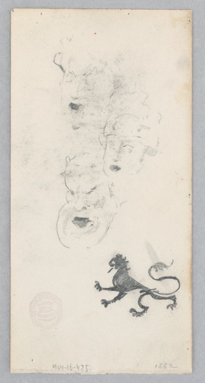 Szalony lew autorstwa Robert Frederick Blum