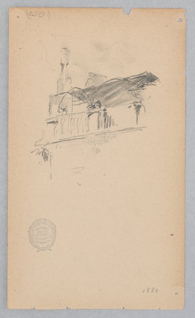 Taras na dachu autorstwa Robert Frederick Blum