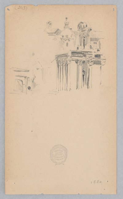 San Lorenzo in Miranda, Rzym, Włochy autorstwa Robert Frederick Blum