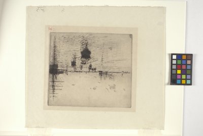 Żegluga po lagunie weneckiej (akwaforta) autorstwa Robert Frederick Blum