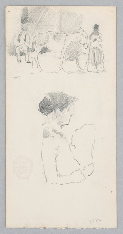 Scena uliczna autorstwa Robert Frederick Blum