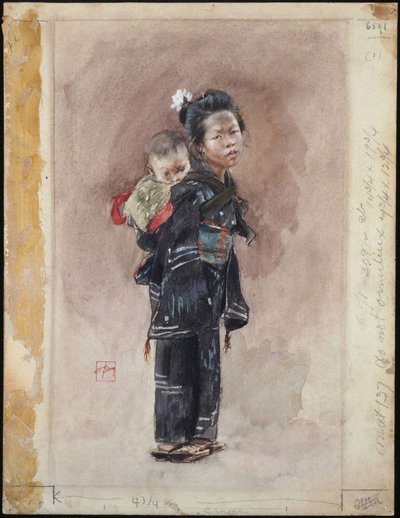 Tam mieszkają wszystkie niemowlęta w Japonii autorstwa Robert Frederick Blum