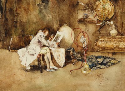 Koneser akwareli, 1878 autorstwa Robert Frederick Blum
