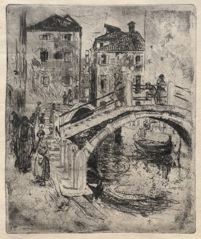 Kanał Wenecki i mosty, 1886. autorstwa Robert Frederick Blum