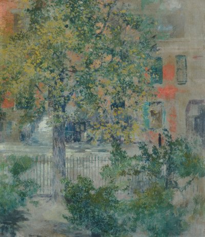 Widok z okna artysty, Grove Street autorstwa Robert Frederick Blum