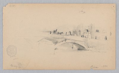 Widok na Pizę, Włochy autorstwa Robert Frederick Blum