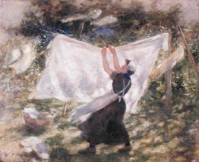 Sunshine and Shadows (akwarela na papierze) autorstwa Robert Gemmell Hutchison