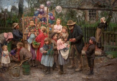 Człowiek Gundy, ok. 1897 (olej na płótnie) autorstwa Robert Gemmell Hutchison