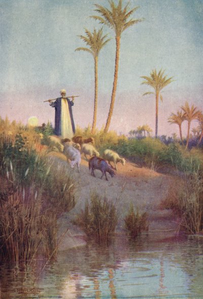 Nad wodami spokojnymi, ok. 1880, 1904 r. autorstwa Robert George Talbot Kelly