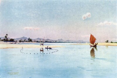 Wędkarstwo sieciowe na Irrawaddy autorstwa Robert George Talbot Kelly