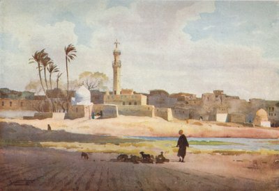 Wioska Salamun, ok. 1880, 1904 r. autorstwa Robert George Talbot Kelly