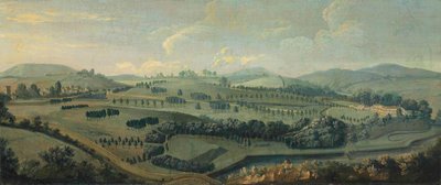 Widok na Gisburne Park, Yorkshire i park autorstwa Robert Griffier