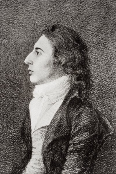 Robert Southey (1774-1843) z „Życia Charlesa Lamba, tom I” E.V. Lucas, opublikowany 1905 autorstwa Robert Hancock