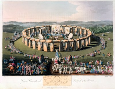 „Wielki Konwencjonalny Festiwal Brytyjczyków”, 1815 autorstwa Robert Havell