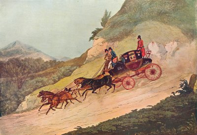 Królewski Wóz Pocztowy, XIX w., 1907 autorstwa Robert Havell