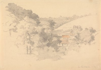 Budynki rolne w Vaux, Jersey autorstwa Robert Hills