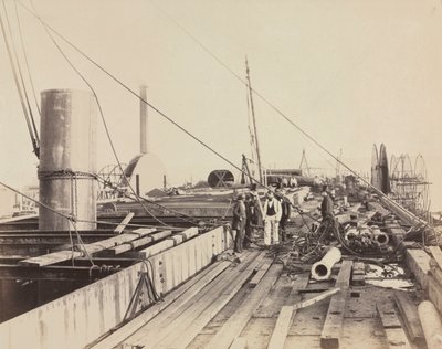 Scena na pokładzie Wielkiej Wschodu, 1857. autorstwa Robert Howlett